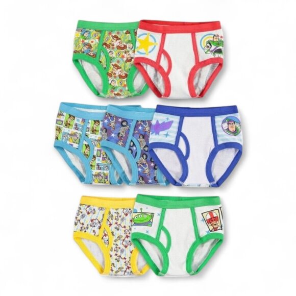 NWT Toy Story 4 Characters Underwear 7-Pack Briefs 4T Toddler Boys SEALED IN BAG - Picture 1 of 4